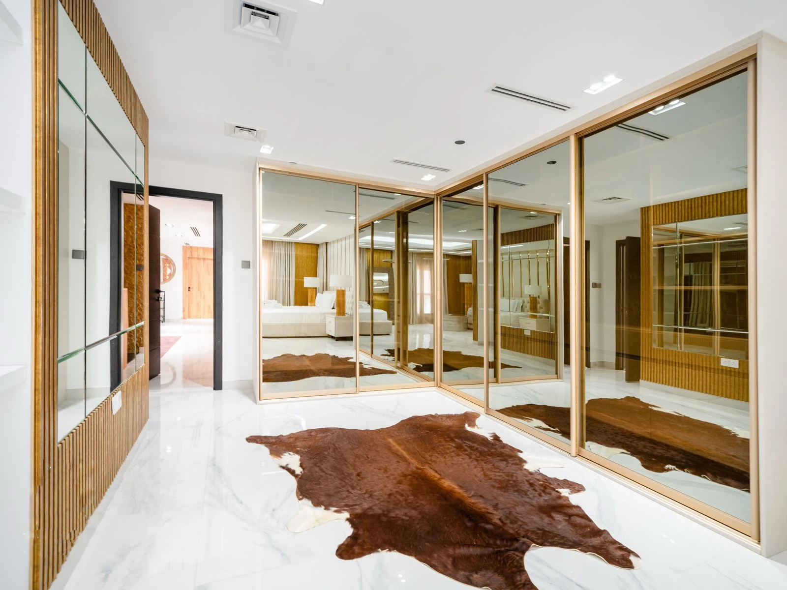 Completed penthouse principal bedroom