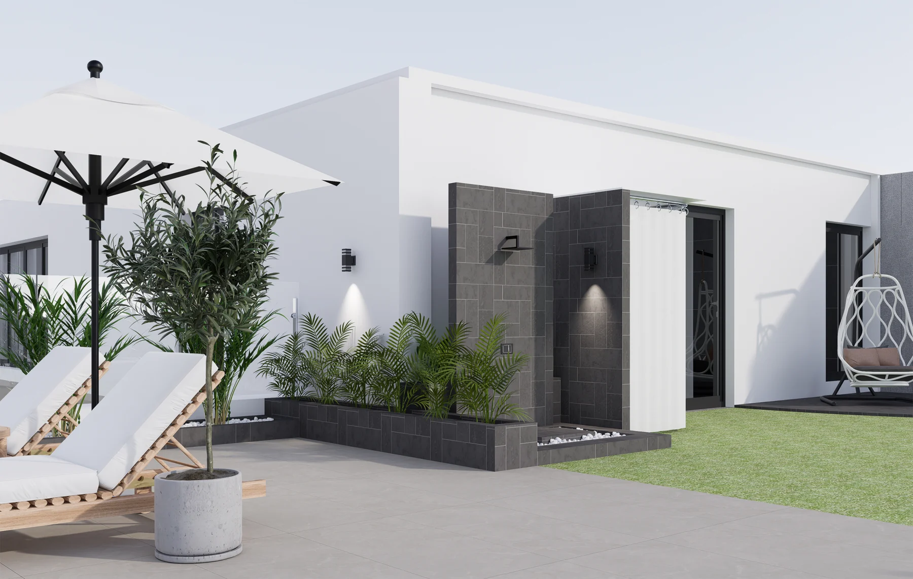 Outdoor terrace concept